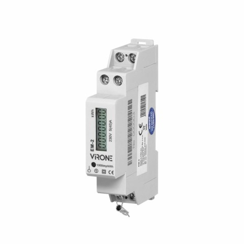 ORNO 1-fazowy licznik energii elektrycznej, 40A, MID, wyjście impulsowe, 1 moduł, DIN TH-35mm ORNO 1-fazowy licznik energii elektrycznej, 40A, MID, wyjście impulsowe, 1 moduł, DIN TH-35mm