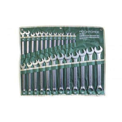 ROCKFORCE KLUCZ PŁASKO-OCZKOWY kpl.25el. (6-32mm) ROCKFORCE KLUCZ PŁASKO-OCZKOWY kpl.25el. (6-32mm)