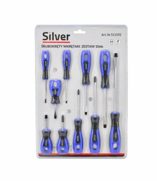 WKRĘTAKI 10szt. /SILVER