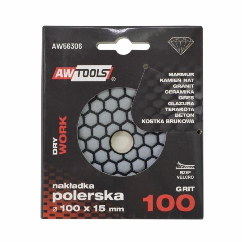 AW NAKŁADKA POLERSKA 100mm GR. 100 S NA SUCHO AW NAKŁADKA POLERSKA 100mm GR. 100 S NA SUCHO