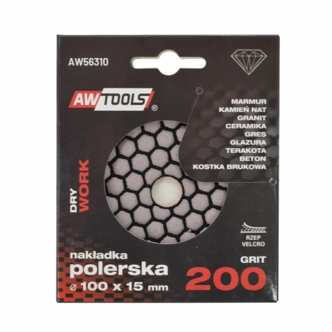 AW NAKŁADKA POLERSKA 100mm GR. 200 S NA SUCHO AW NAKŁADKA POLERSKA 100mm GR. 200 S NA SUCHO