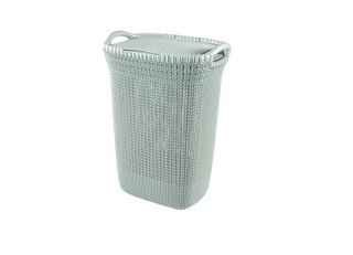 CURVER KOSZ NA BIELIZNĘ KNIT 57L /SZAROBŁĘKITNY