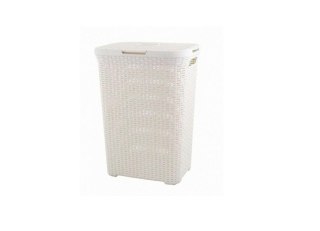 CURVER KOSZ NA BIELIZNĘ "NATURAL STYLE" 60L /KREMOWY