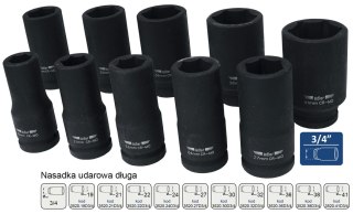 ADLER NASADKA UDAROWA 6-KĄTNA 3/4" 30mm DŁUGA