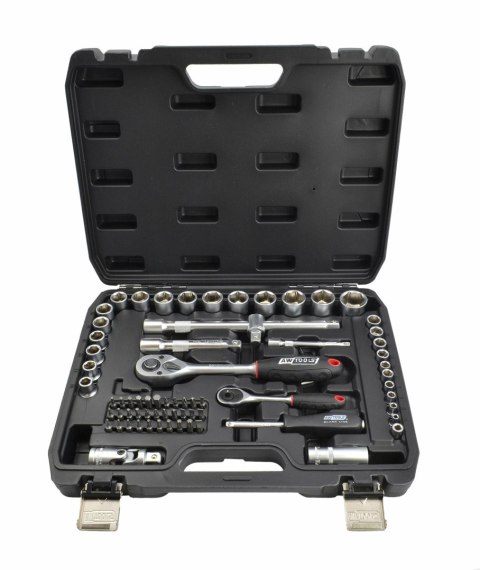 AWTOOLS ZESTAW KLUCZY 72el 1/2" / 1/4" BLACK LINE AWTOOLS ZESTAW KLUCZY 72el 1/2" / 1/4" BLACK LINE