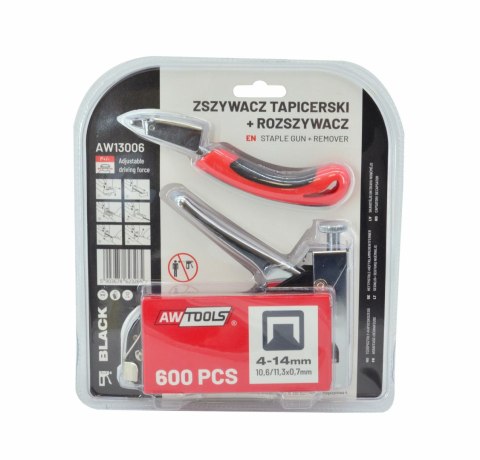 AWTOOLS ZSZYWACZ 4-14mm METAL CZARNY + ROZSZYWACZ AWTOOLS ZSZYWACZ 4-14mm METAL CZARNY + ROZSZYWACZ