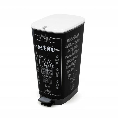 KETER KOSZ NA ŚMIECI "COFFE MENU" 50L IT KETER KOSZ NA ŚMIECI "COFFE MENU" 50L IT