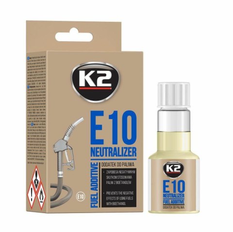 K2 DODATEK DO PALIWA E10 NEUTRALIZATOR 50ML K2 DODATEK DO PALIWA E10 NEUTRALIZATOR 50ML