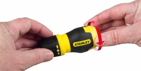 STANLEY WKRĘTAK MULTIBIT Z/G KRÓTKI + 7KOŃCÓWEK STANLEY WKRĘTAK MULTIBIT Z/G KRÓTKI + 7KOŃCÓWEK