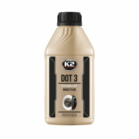 K2 PŁYN HAMULCOWY DOT 3 500ml K2 PŁYN HAMULCOWY DOT 3 500ml