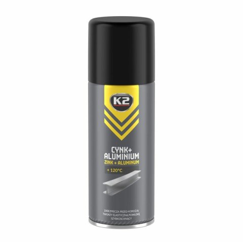 K2 SPRAY ZABEZPIECZA PRZED KOROZJĄ CYNK+ALUMINIUM 400ML K2 SPRAY ZABEZPIECZA PRZED KOROZJĄ CYNK+ALUMINIUM 400ML