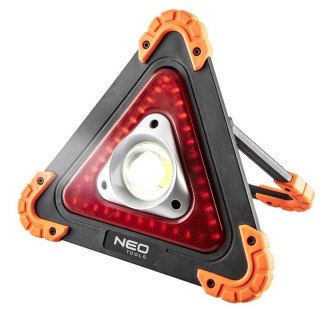 LAMPA BATERYJNA + TRÓJKĄT OSTRZEGAWCZY 2 W 1 NEO