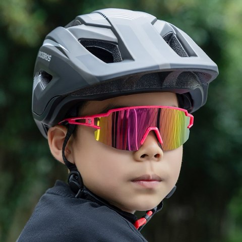Okulary rowerowe polaryzacyjne dla dzieci z filtrem UV - czarne Okulary rowerowe polaryzacyjne dla dzieci z filtrem UV - czarne