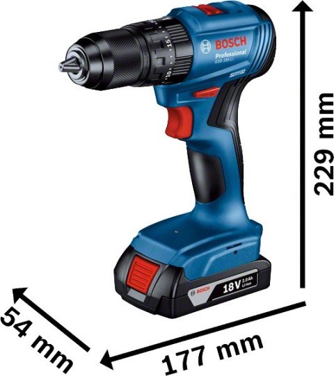 ZESTAW COMBO 18V GDX 18V-285 + GSB 185-LI 2*2.0AH BOSCH ZESTAW COMBO 18V GDX 18V-285 + GSB 185-LI 2*2.0AH BOSCH