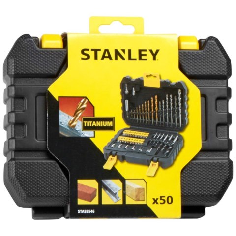 ZESTAW WIERTEŁ I BITÓW 50 SZT. STANLEY ZESTAW WIERTEŁ I BITÓW 50 SZT. STANLEY
