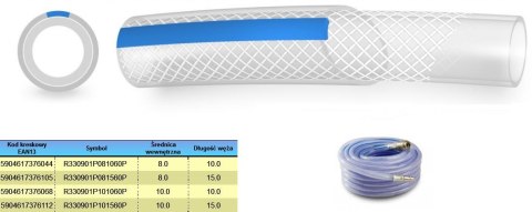WĄŻ SPRĘŻONEGO POWIETRZA KOMPLET 10mm* 10m WĄŻ SPRĘŻONEGO POWIETRZA KOMPLET 10mm* 10m