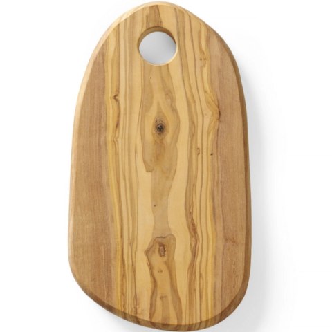 Deska do serwowania z drewna oliwnego z otworem 250 x 165 x 18 mm - Hendi 505229 Deska do serwowania z drewna oliwnego z otworem 250 x 165 x 18 mm - Hendi 505229