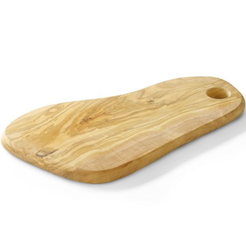 Deska do serwowania z drewna oliwnego z otworem 350 x 210 x 18 mm - Hendi 505236 Deska do serwowania z drewna oliwnego z otworem 350 x 210 x 18 mm - Hendi 505236