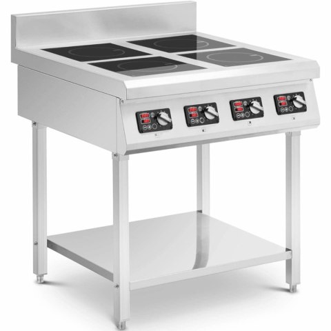Kuchnia indukcyjna 4 palnikowa z otwartą podstawą 400 V 4 x 3500 W Kuchnia indukcyjna 4 palnikowa z otwartą podstawą 400 V 4 x 3500 W