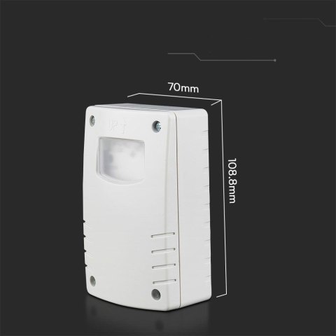 Czujnik Zmierzchu Światła z Timerem V-TAC 10A 2400W 3-500LUX IP65 VT-81007 5 Lat Gwarancji Czujnik Zmierzchu Światła z Timerem V-TAC 10A 2400W 3-500LUX IP65 VT-81007 5 Lat Gwarancji