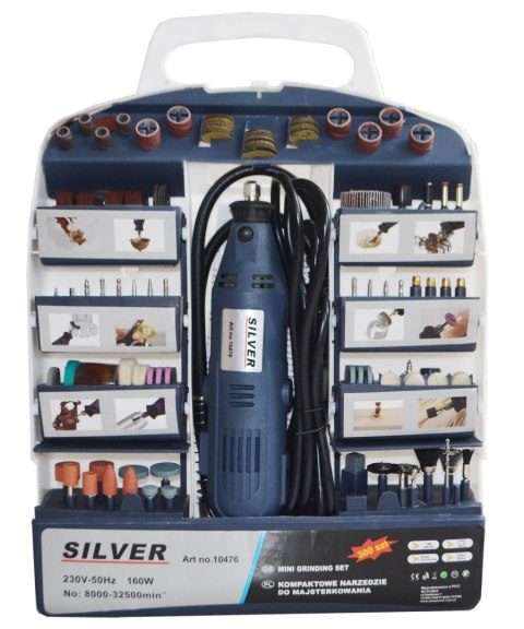 SILVER SZLIFIERKA WIELOFUNKCYJNA MULTI 160W + AKCESORIA SILVER SZLIFIERKA WIELOFUNKCYJNA MULTI 160W + AKCESORIA