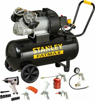STANLEY KOMPRESOR OLEJOWY 50L FMXCM0083E DV2 FATMAX CZARNY 400/10/50 + ZESTAW LAKIERNICZY