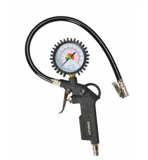 STANLEY PISTOLET DO POMPOWANIA Z MANOMETREM STANLEY PISTOLET DO POMPOWANIA Z MANOMETREM