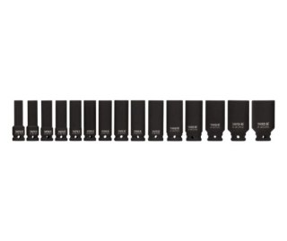 YATO NASADKI UDAROWE DŁUGIE 1/2" 15 elem. 10-32mm 1055