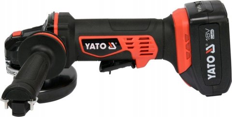 YATO SZLIFIERKA KĄTOWA 18V 2x3,0Ah LI-ION YATO SZLIFIERKA KĄTOWA 18V 2x3,0Ah LI-ION