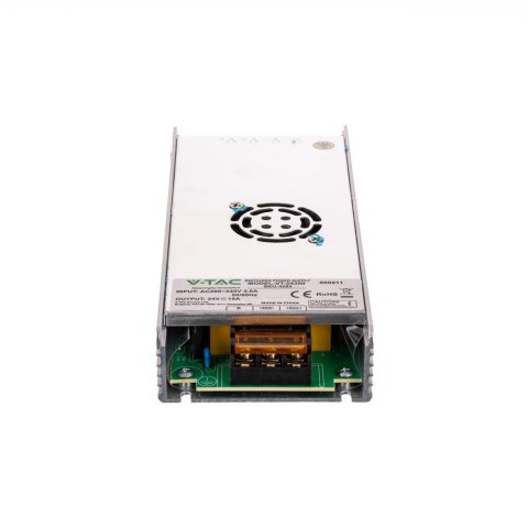 Zasilacz LED V-TAC 350W 24V 15A IP20 Modułowy VT-24350 Zasilacz LED V-TAC 350W 24V 15A IP20 Modułowy VT-24350