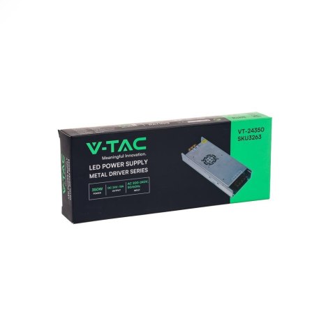 Zasilacz LED V-TAC 350W 24V 15A IP20 Modułowy VT-24350 Zasilacz LED V-TAC 350W 24V 15A IP20 Modułowy VT-24350