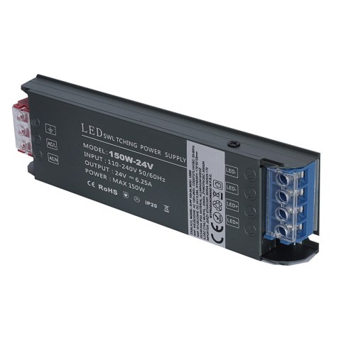 Zasilacz LED H-PF 150-24 150W Czarny