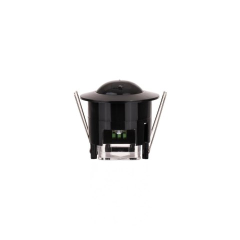 Czujnik Ruchu Sufitowy 360st Wpuszczany Okrągły Czarny FULL BLACK V-TAC VT-8029