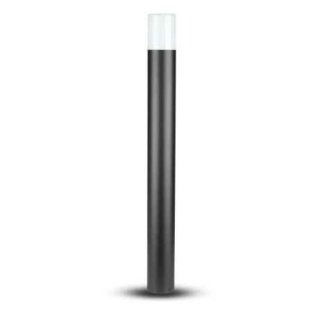 Słupek Ogrodowy V-TAC GU10 Okrągły Aluminium Czarny 80x80x800mm IP54 VT-7618 3 Lata Gwarancji