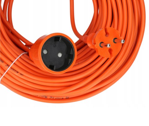 AWTOOLS PRZEDŁUŻACZ OGRODOWY JEDNOGNIAZDOWY 40m BEZ UZIEMIENIA / 2x1,0mm / 6A / 230V / 1500W AWTOOLS