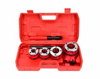 AWTOOLS GWINTOWNICA DO RUR 4szt. 1/2", 3/4", 1", 1-1/4" ZESTAW WALIZKA AWTOOLS
