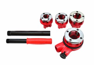 AWTOOLS GWINTOWNICA DO RUR 4szt. 1/2", 3/4", 1", 1-1/4" ZESTAW WALIZKA AWTOOLS