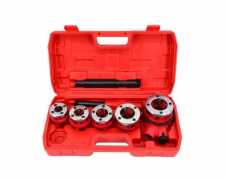 AWTOOLS GWINTOWNICA DO RUR 5szt. 3/8", 1/2", 3/4", 1", 1-1/4" ZESTAW WALIZKA AWTOOLS