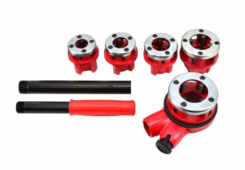 AWTOOLS GWINTOWNICA DO RUR 5szt. 3/8", 1/2", 3/4", 1", 1-1/4" ZESTAW WALIZKA AWTOOLS
