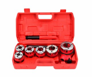 AWTOOLS GWINTOWNICA DO RUR 6szt. 1/4", 3/8",1/2", 3/4", 1", 1-1/4" ZESTAW WALIZKA AWTOOLS