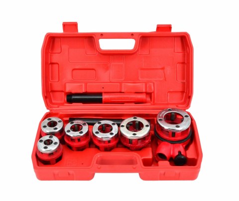 AWTOOLS GWINTOWNICA DO RUR 6szt. 1/4", 3/8",1/2", 3/4", 1", 1-1/4" ZESTAW WALIZKA AWTOOLS