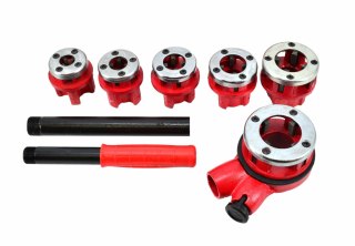 AWTOOLS GWINTOWNICA DO RUR 6szt. 1/4", 3/8",1/2", 3/4", 1", 1-1/4" ZESTAW WALIZKA AWTOOLS