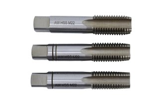 AWTOOLS GWINTOWNIK M2 HSS M24x3,00 kpl.3szt. BLACK LINE AWTOOLS