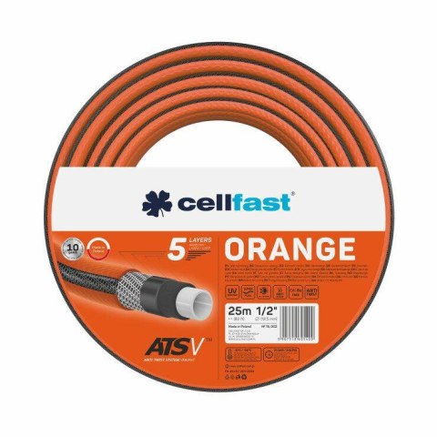 CELLFAST WĄŻ OGRODOWY ORANGE 3/4" 25m CELLFAST CELLFAST WĄŻ OGRODOWY ORANGE 3/4" 25m CELLFAST