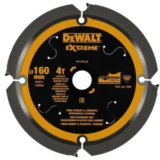 DEWALT PIŁA TARCZ.160x20mmx4z Fibre Cement DEWALT