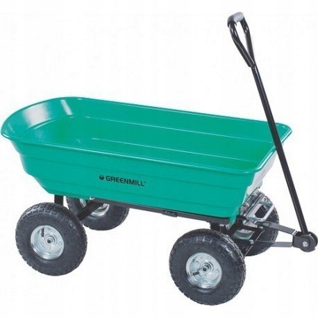 GREENMILL TACZKA -WÓZEK OGRODOWY WYWROTKA /4 KOŁA GREENMILL