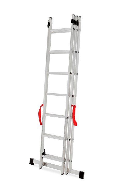 AWTOOLS DRABINA ALUMINIOWA BASIC 3x7 STOPNI 150KG AWTOOLS AWTOOLS DRABINA ALUMINIOWA BASIC 3x7 STOPNI 150KG AWTOOLS