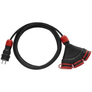 AWTOOLS PRZEDŁUŻACZ EXTREME 40m 3x1,5mm 3 GNIAZDA IP54 16A/4000W AWTOOLS