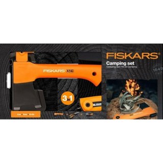FISKARS SIEKIERA TOPOREK X5 - XXS + NÓŻ + PIŁA FISKARS