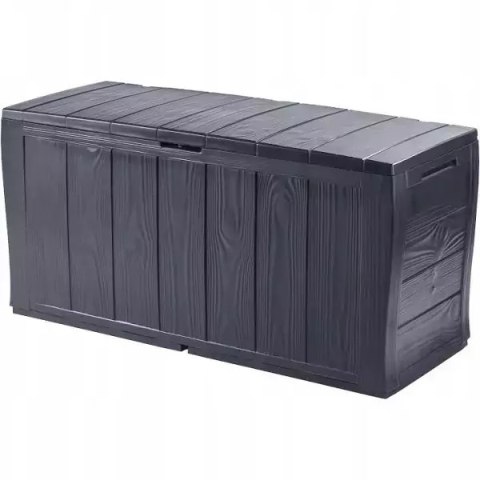 KETER SKRZYNIA OGRODOWA-BALKONOWA SHERWOOD 270 L GRAFIT CURVER/KETER KETER SKRZYNIA OGRODOWA-BALKONOWA SHERWOOD 270 L GRAFIT CURVER/KETER